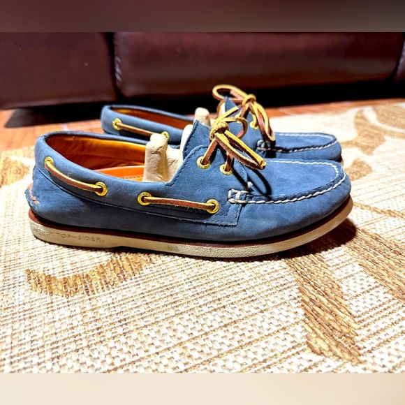 SPERRY Gold Cup™ Authentic Original Boat ShoeMens 7.5 Wmns 8.5-9 Navy EXCELLENT